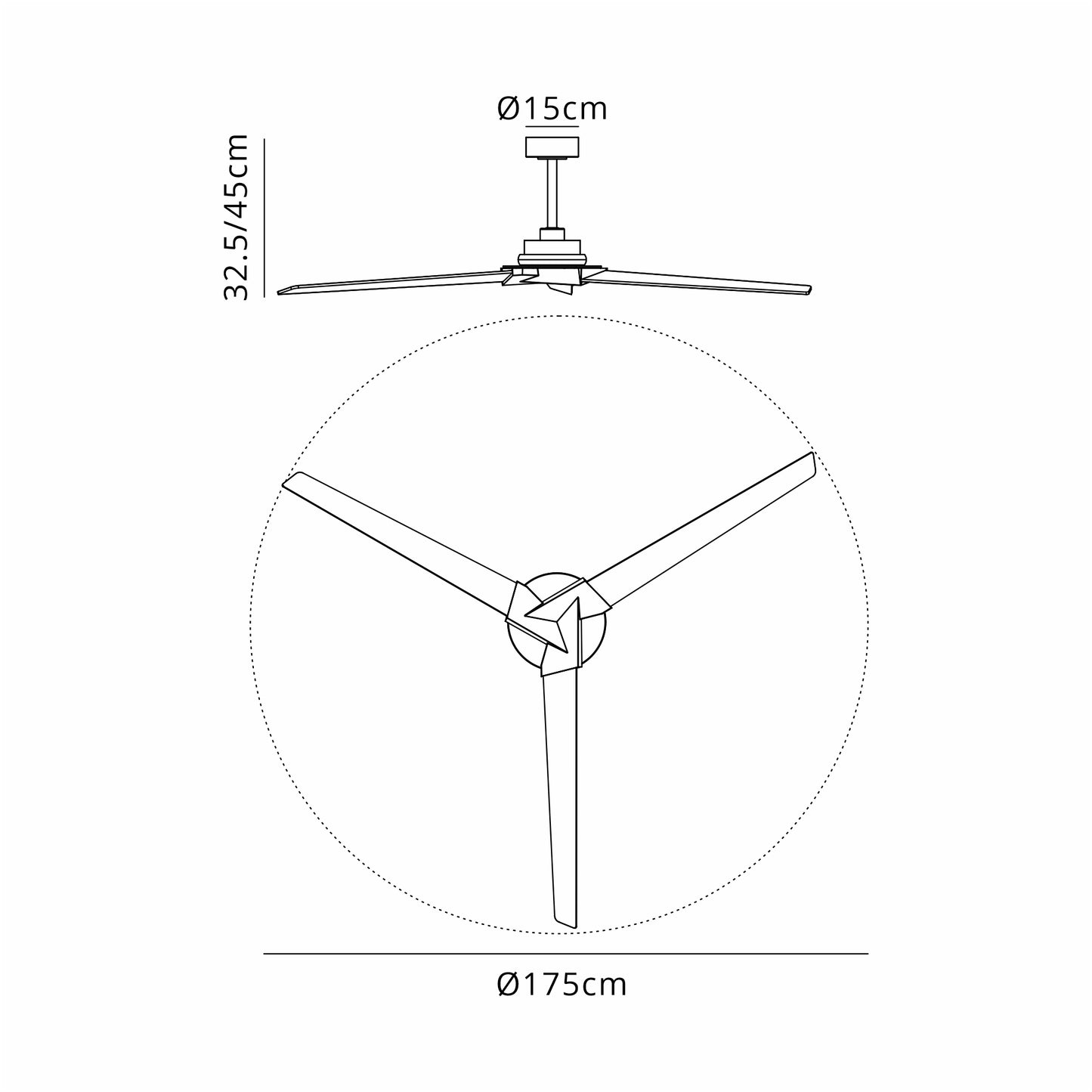 Brisa 20W LED Dimmable Ceiling Light With Built-In 40W DC Reversible Fan, 2700-5000K Remote & APP Control, White, 1400lm, IP44, 5yrs Warranty by Mantra