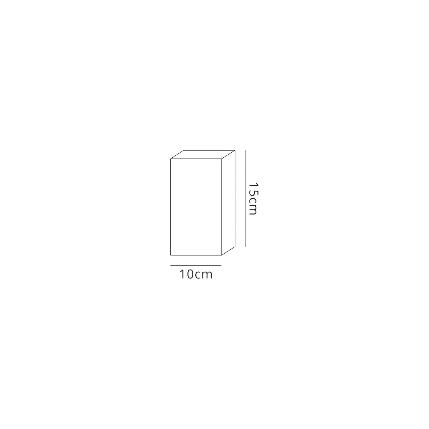 Square Shape Waterproof IP68 Could use in swimming pool. 7 Colours+white + candle. With remote control, Opal White by Mantra
