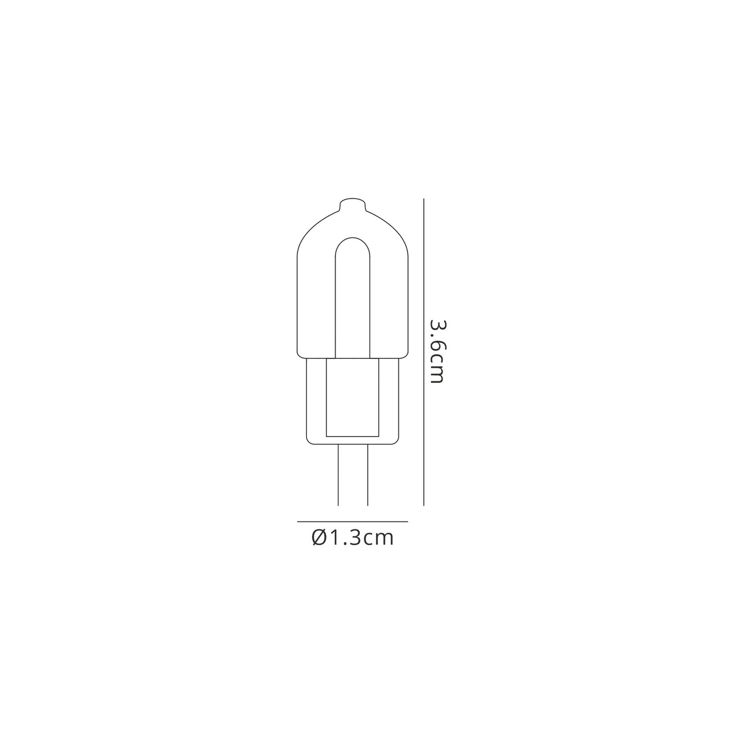 LED G4 2W Warm White 3000K 190lm by Mantra
