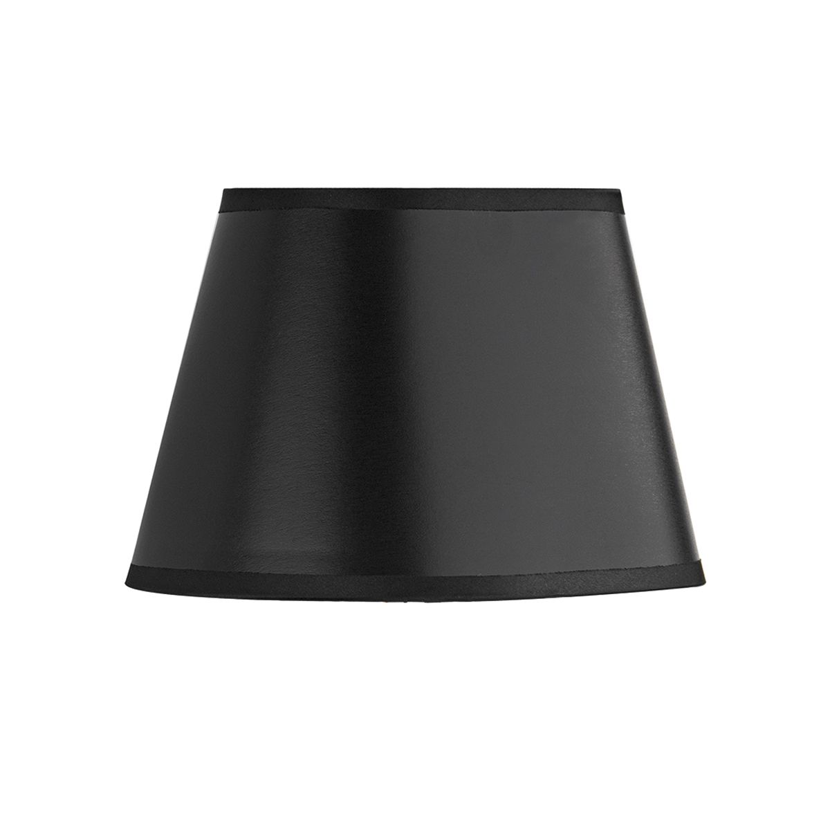 Lexington Black Faux Silk Oval Shade 20cm