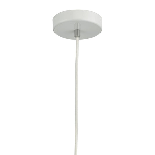 Liden Pendant White and Polished Chrome