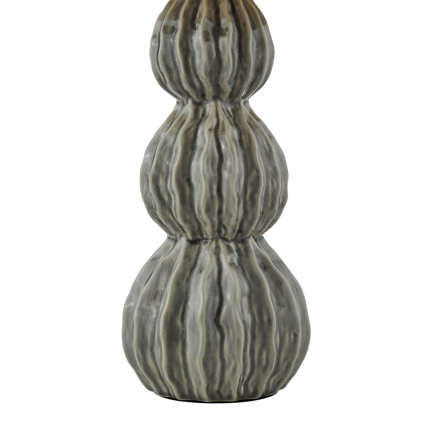 Lorelai Ceramic Table Lamp Grey With Shade