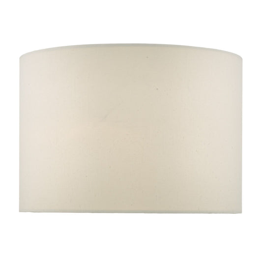 Lylah Ivory Faux Silk Drum Shade 32cm