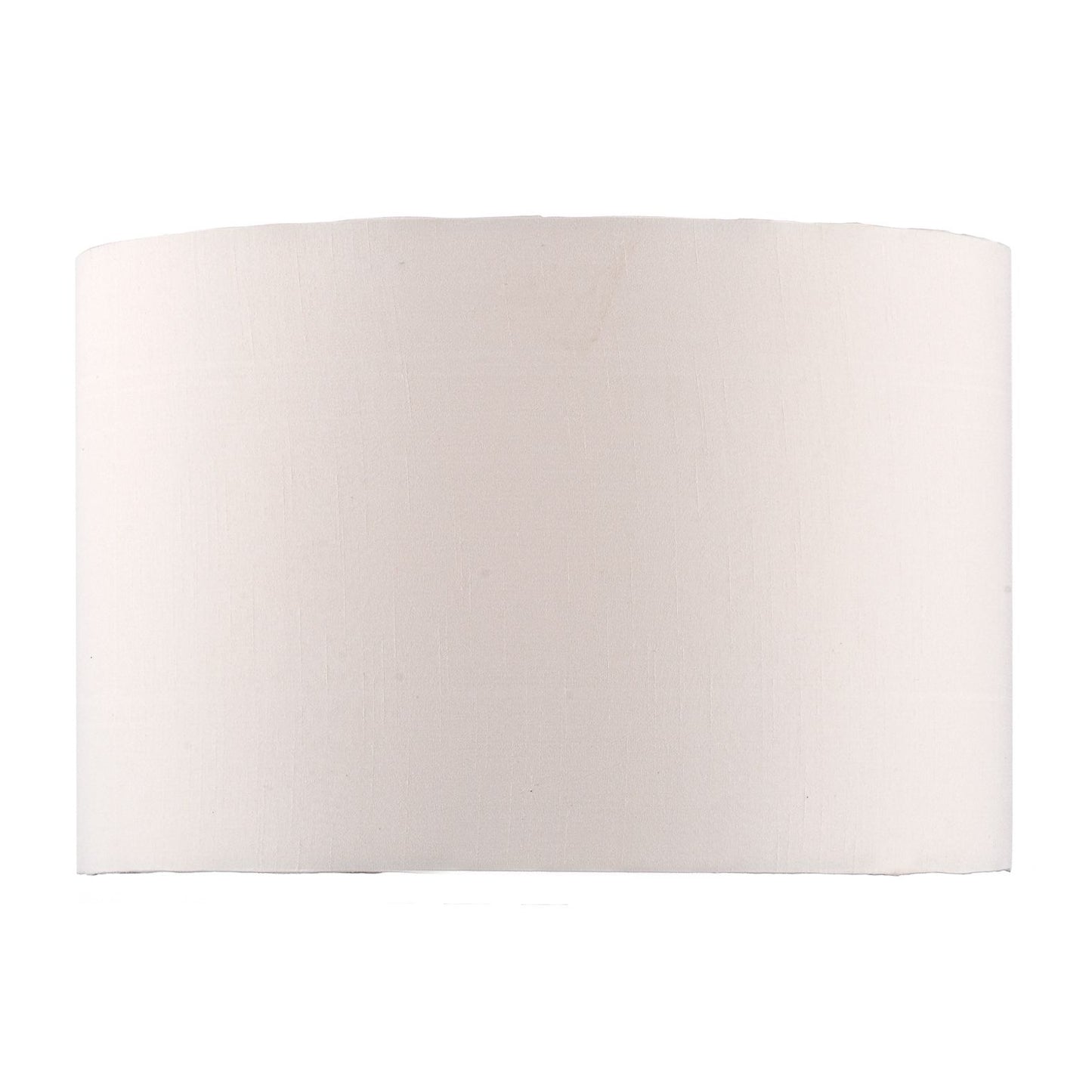 Madrid White Faux Silk Drum Shade 30.5cm