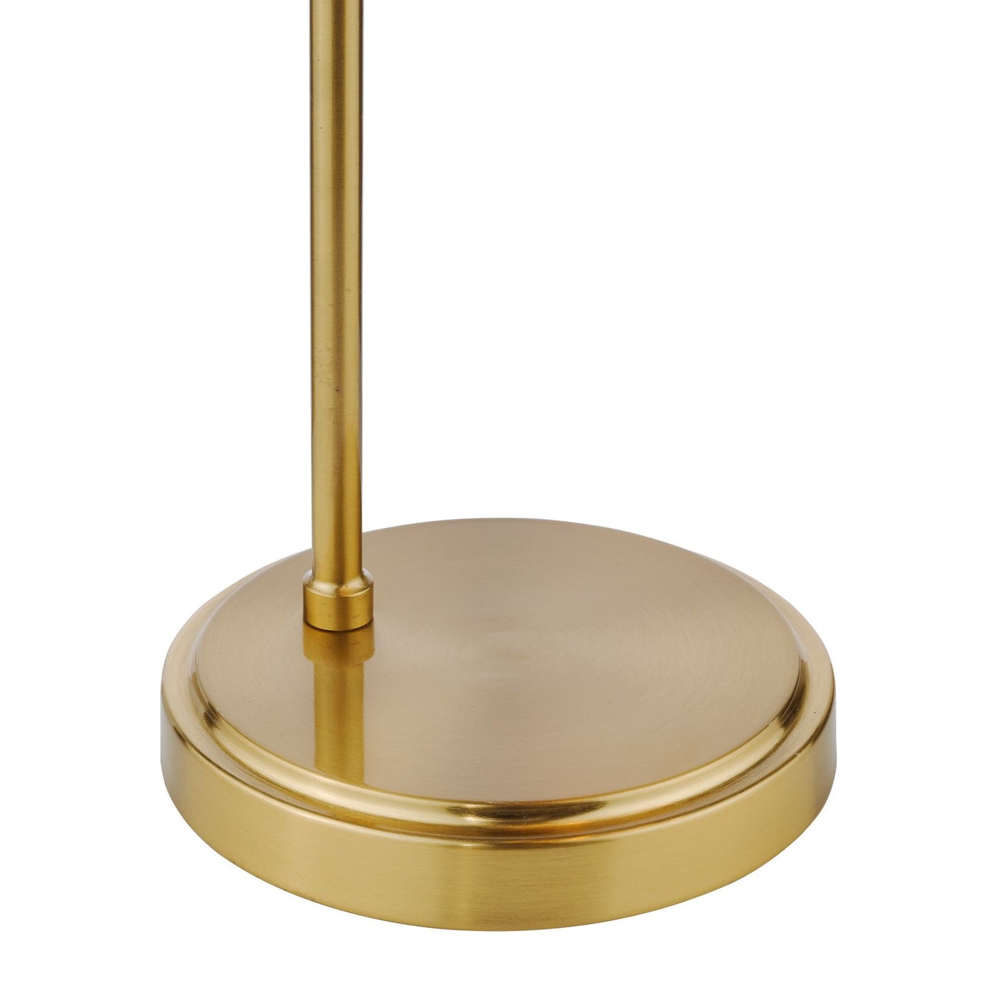 Maude Table Lamp Natural Brass and Ribbed Glass