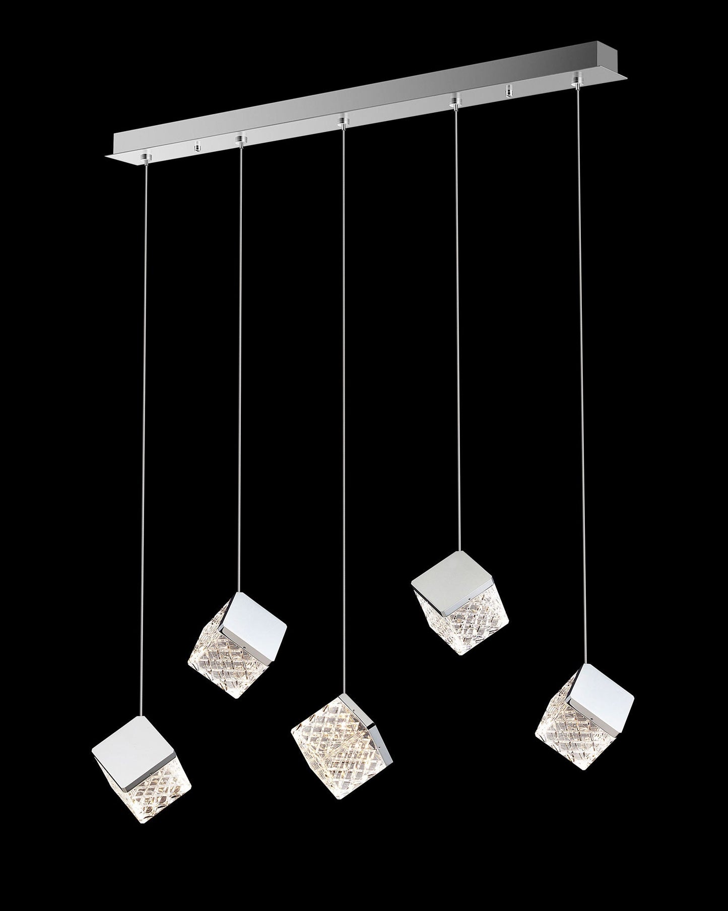 Magia 5Lt Bar Pendant Chrome Light