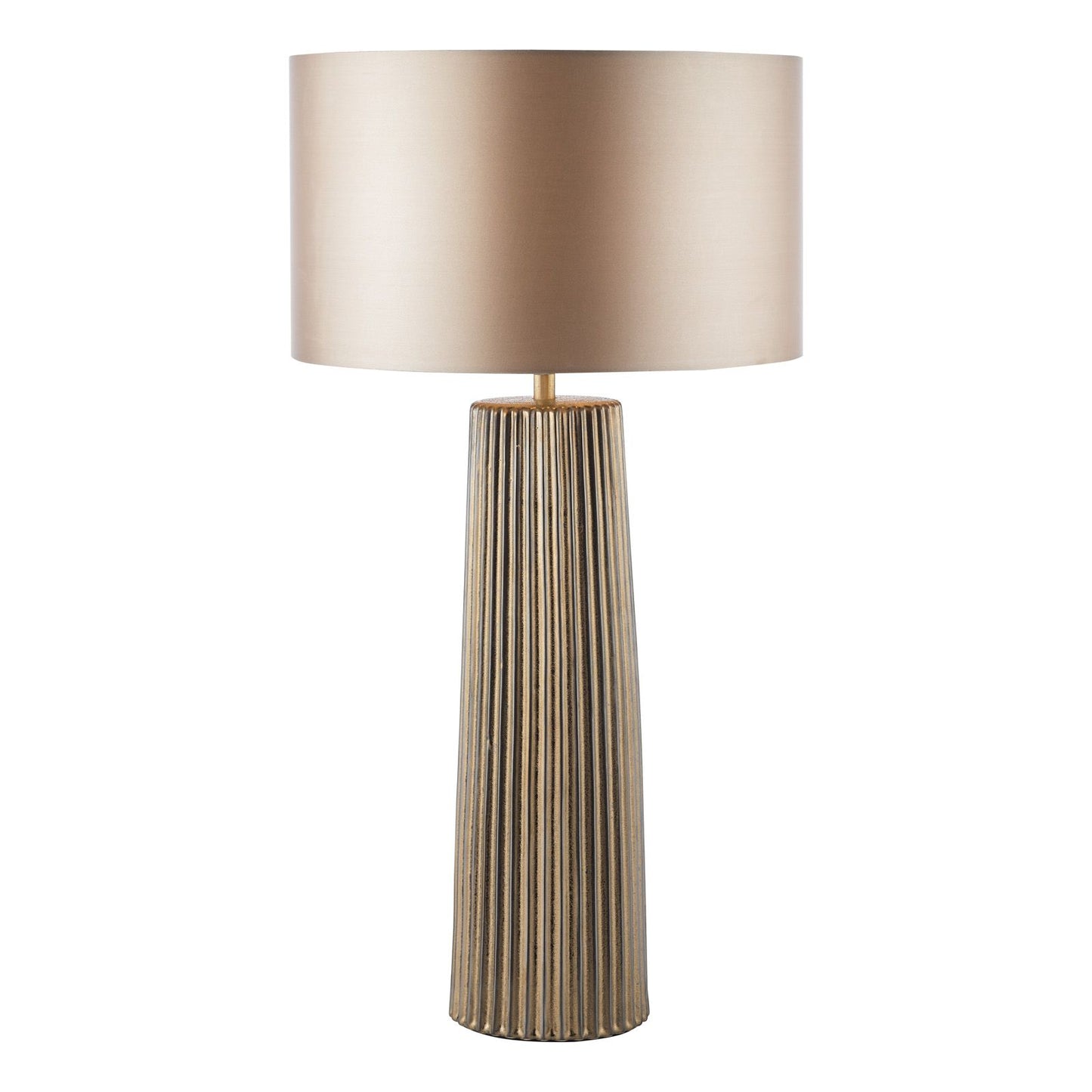 Myla Ceramic Table Lamp Bronze With Shade