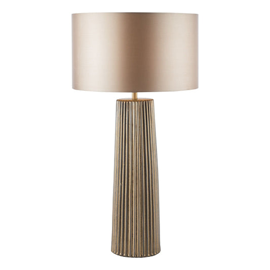 Myla Ceramic Table Lamp Bronze With Shade