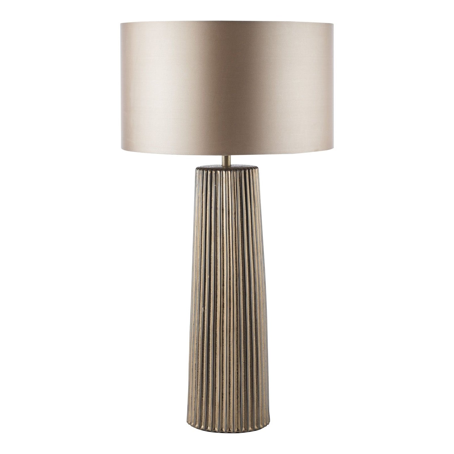 Myla Ceramic Table Lamp Bronze With Shade