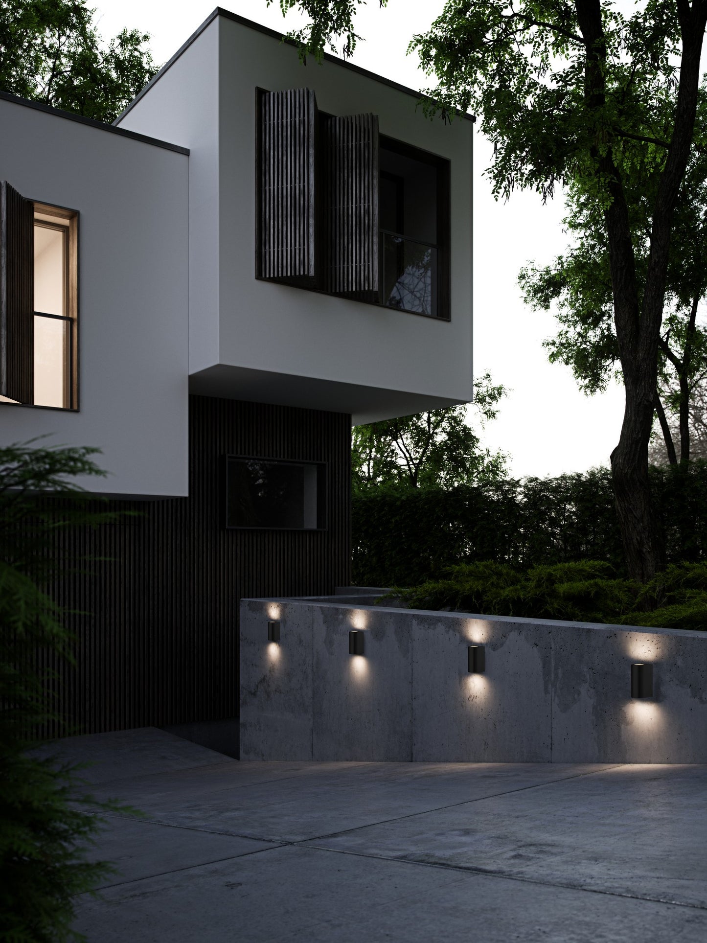 Asbol Round - Wall light
