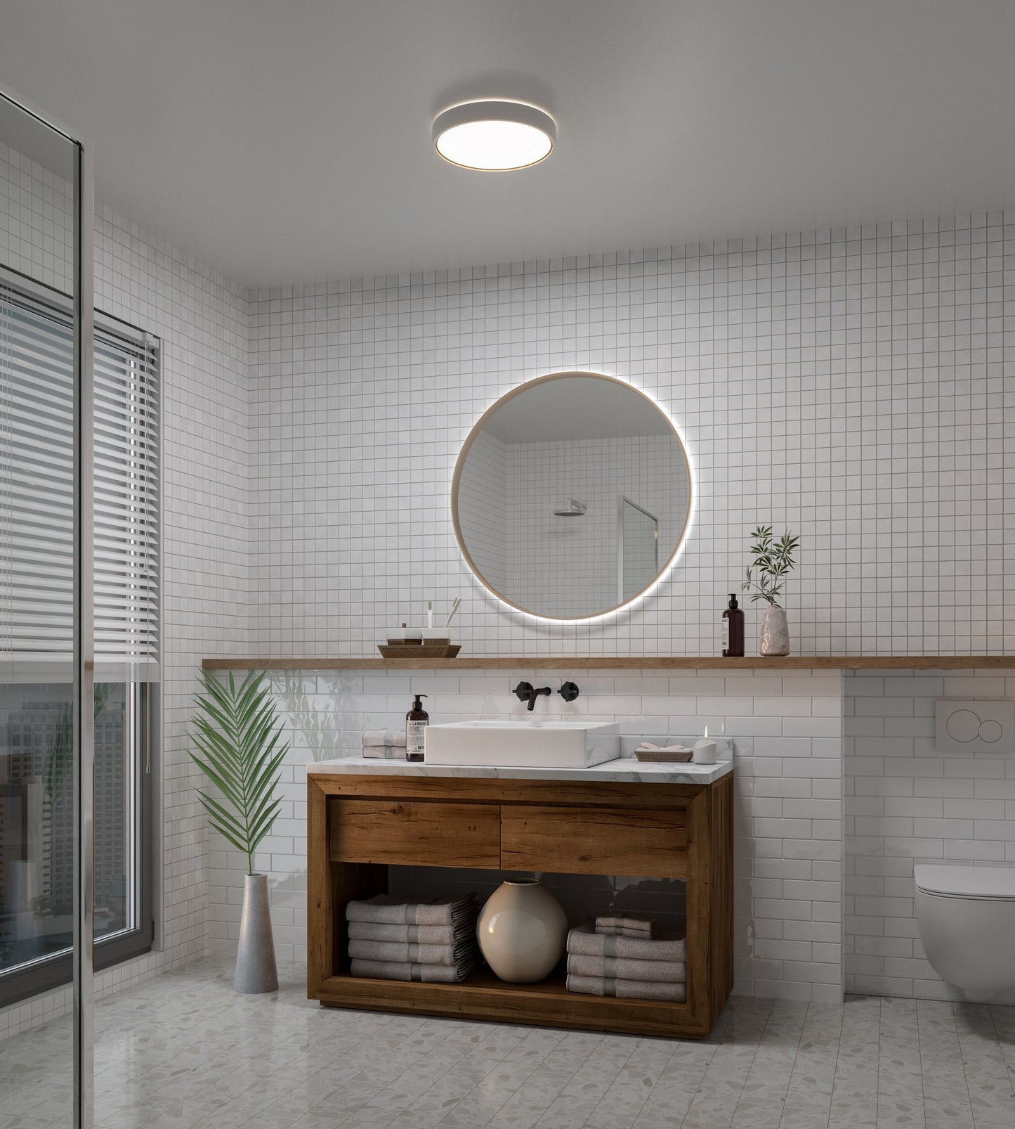Noxy - 3000/4000K - 3-Step - Ceiling light