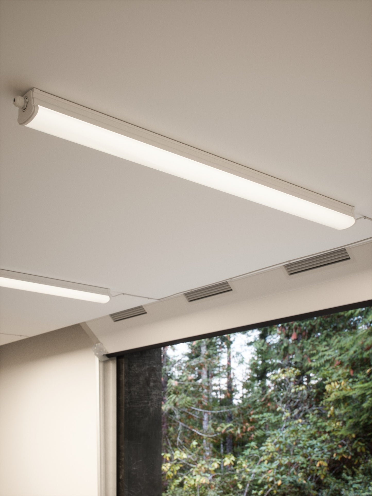 Oakland 120 Single - Batten Light Fitting