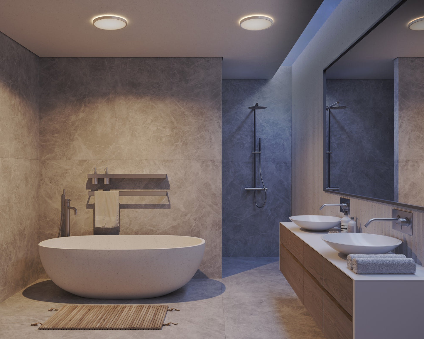 Oja 29 - IP54 3000/4000K - 3-Step - Ceiling light