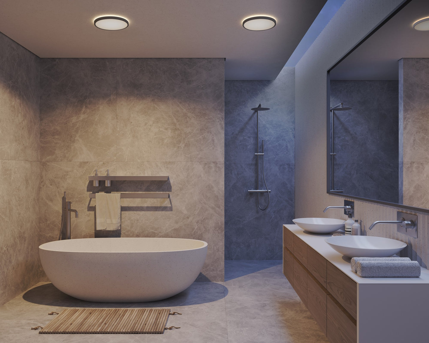 Oja 42 - IP54 3000/4000K - 3-Step - Ceiling light