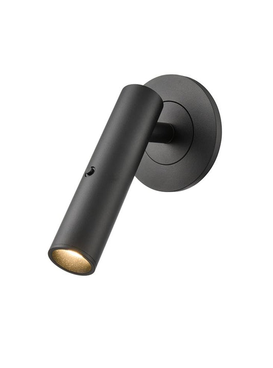 Mantel Matt Black LED Reading Light