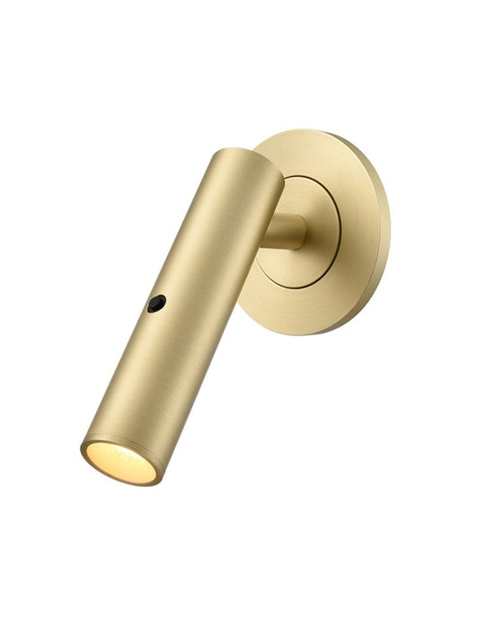 Mantel Satin Brass LED Reading Light