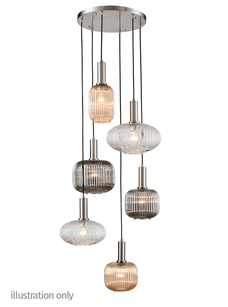 Mezcla 6 light satin nickel spreader only