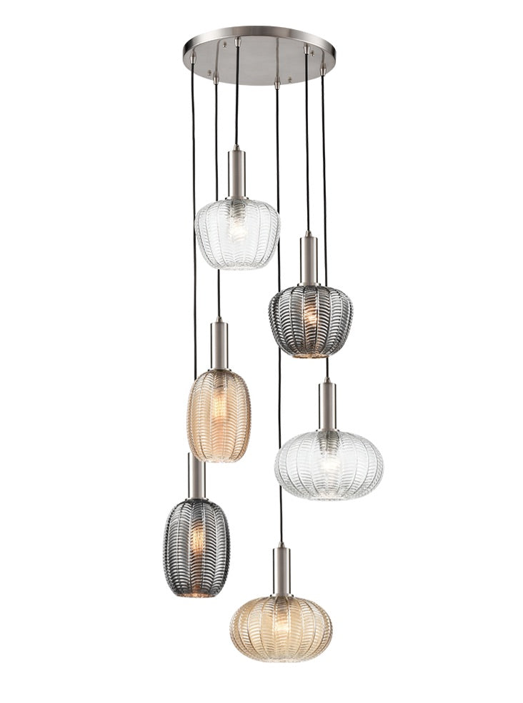 Mezcla 6 light satin nickel spreader only