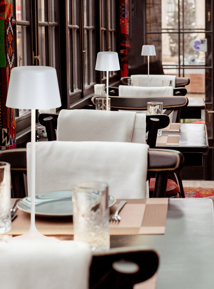 Nomad Portable Table Lamp in Matt White H360mm