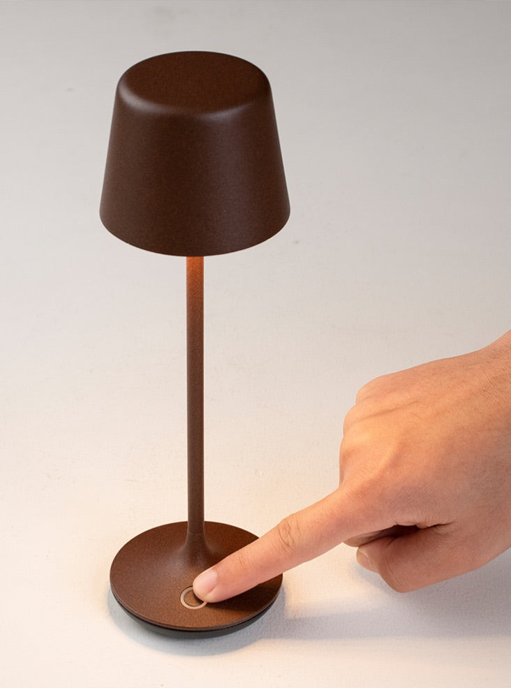 Nomad Portable Table Lamp in Rust H250mm