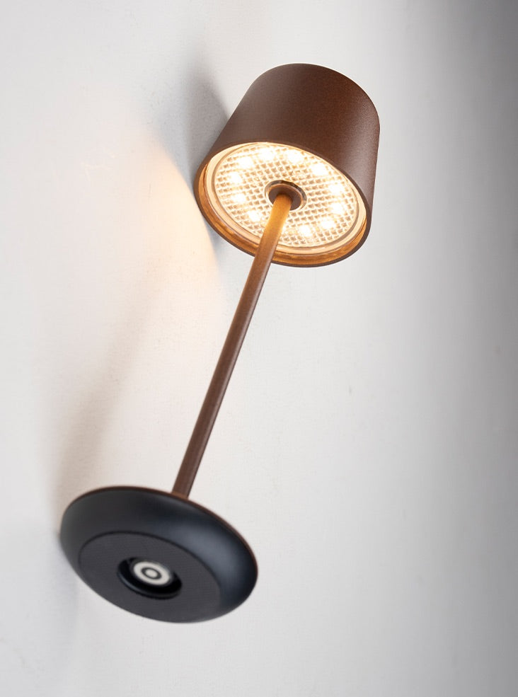 Nomad Portable Table Lamp in Rust H250mm