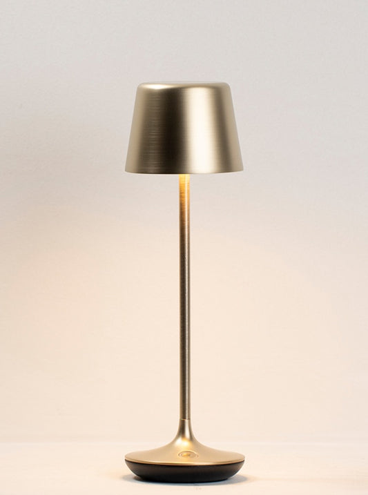 Nomad Portable Table Lamp in Brushed Brass H250mm