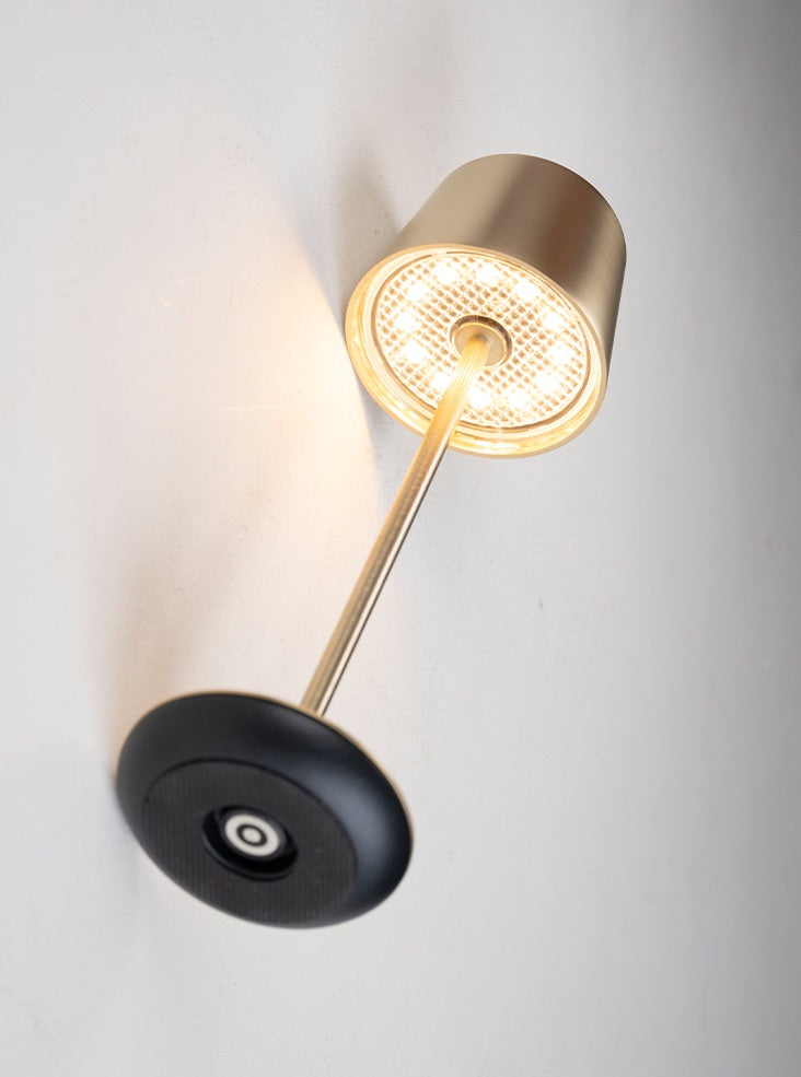 Nomad Portable Table Lamp in Brushed Brass H250mm