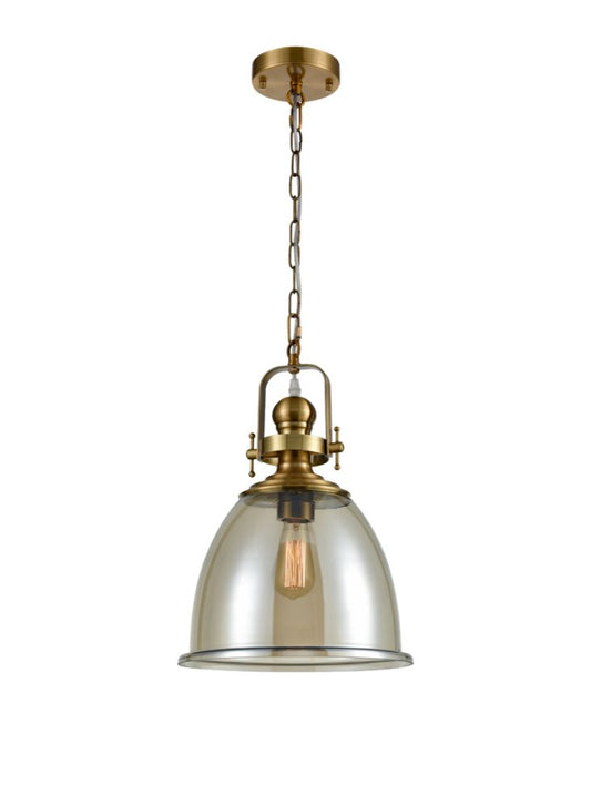 Vista Amber Glass  Pendant