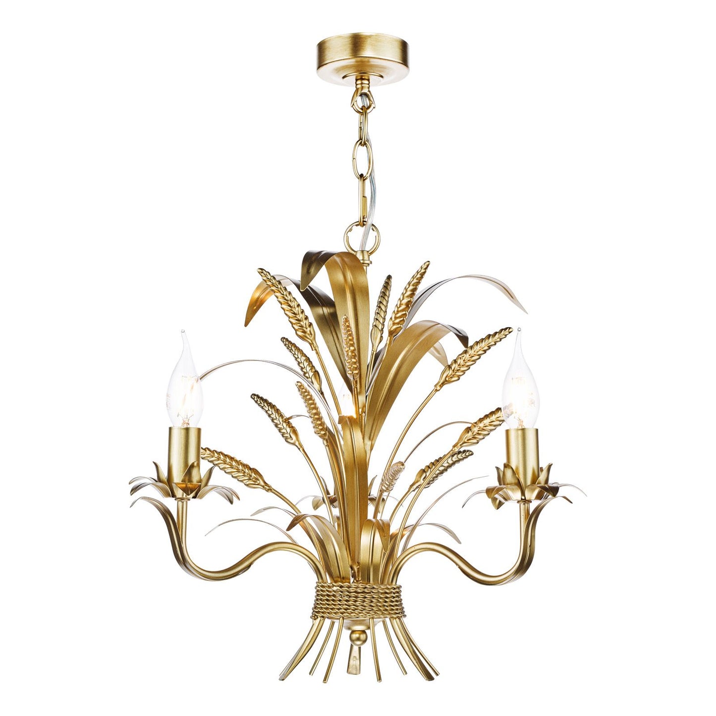 Phaedra 3 Light Pendant Gold