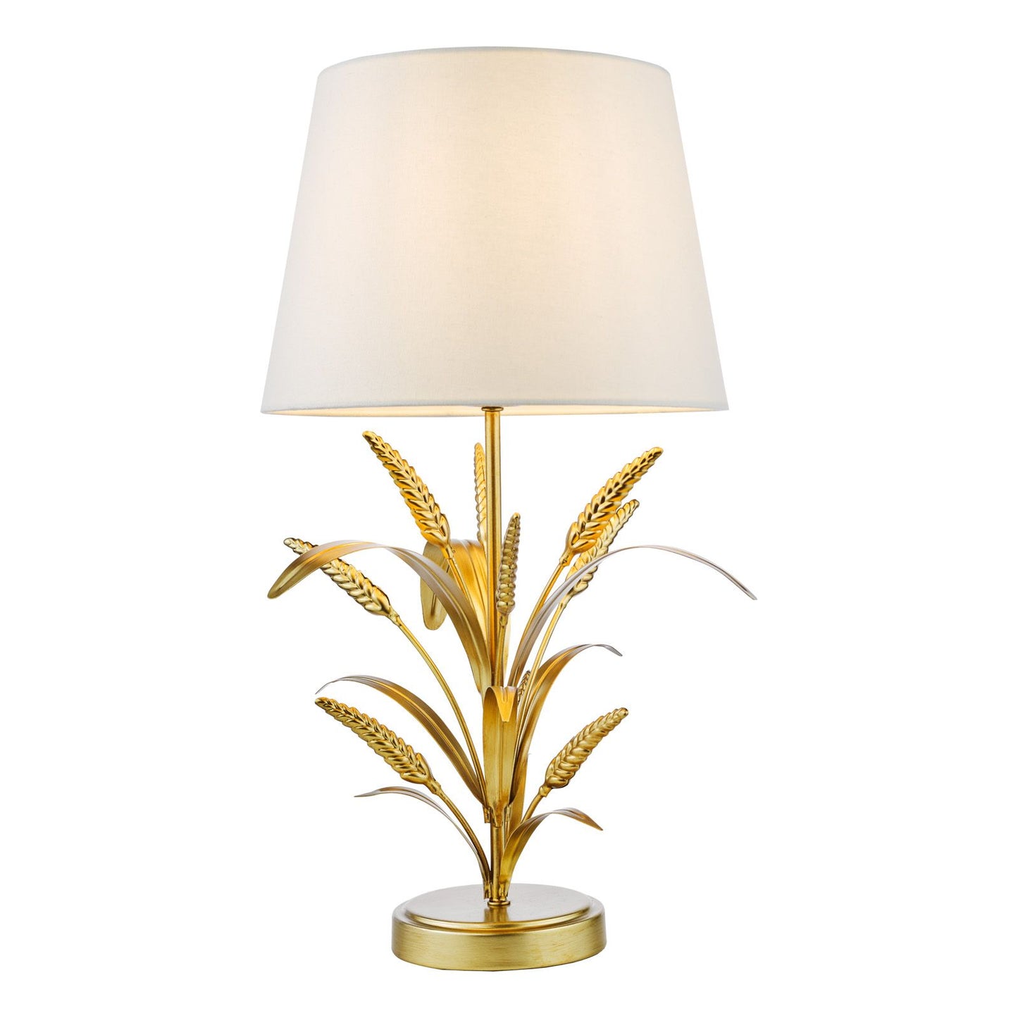 Phaedra Table Lamp Gold With Shade