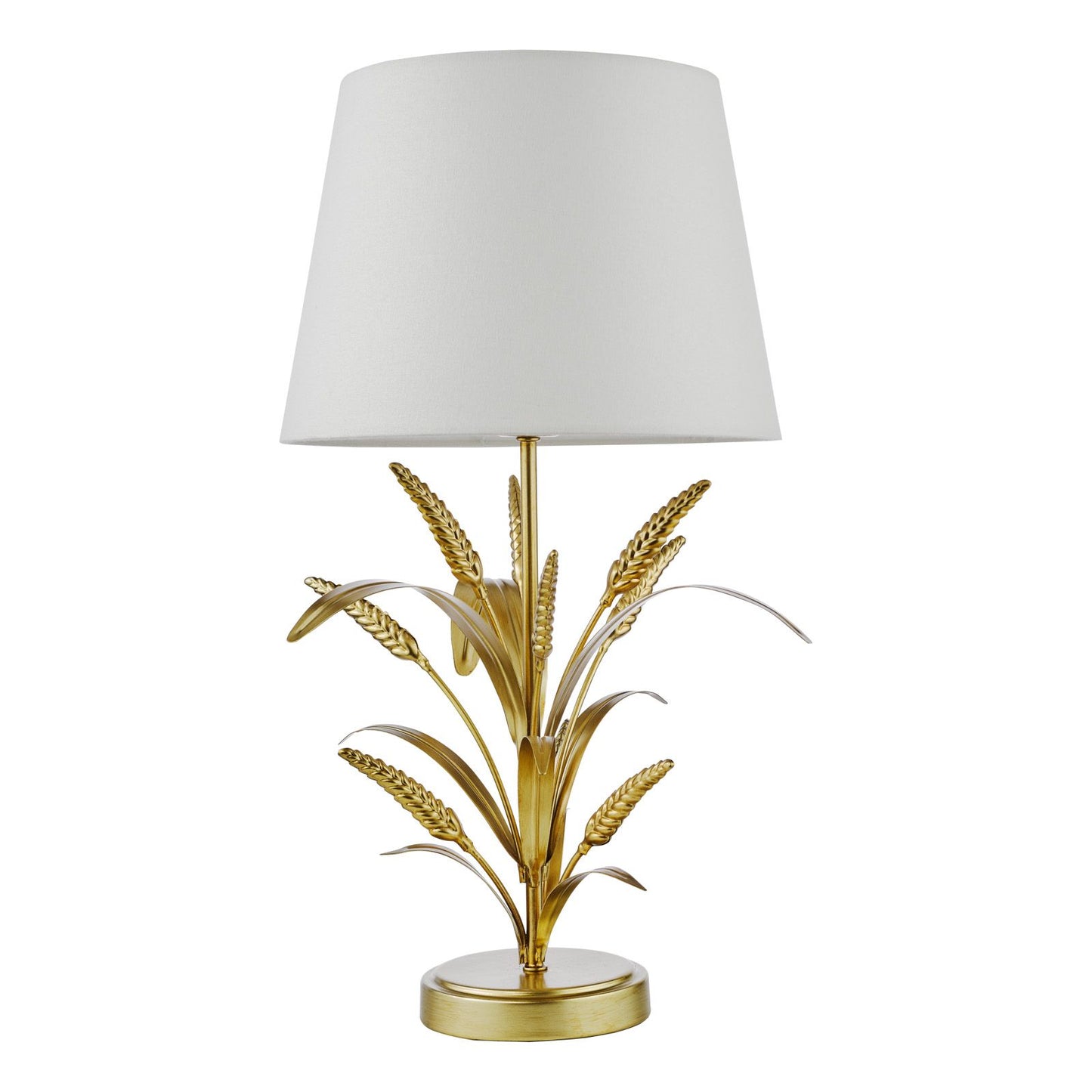 Phaedra Table Lamp Gold With Shade