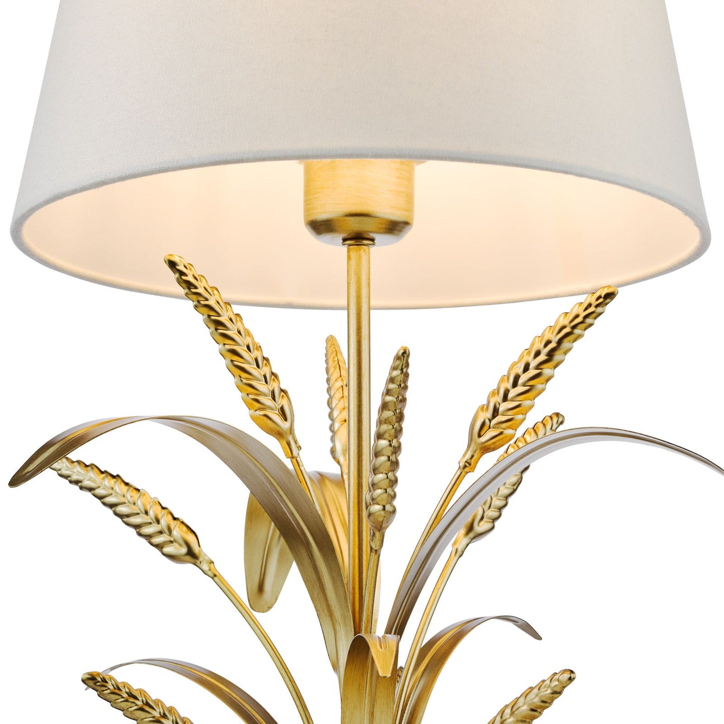 Phaedra Table Lamp Gold With Shade