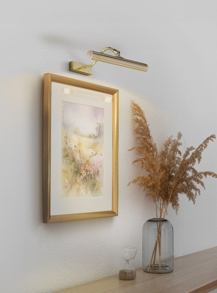 Baroque picture Light 280mm Polished Brass
