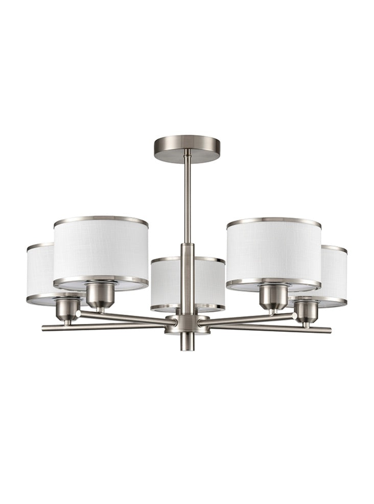 Polaris 5lt Fitting in Satin Nickel
