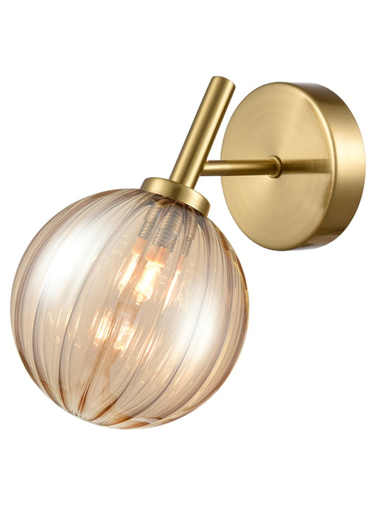 Quasar 1lt Wall bracket aged brass