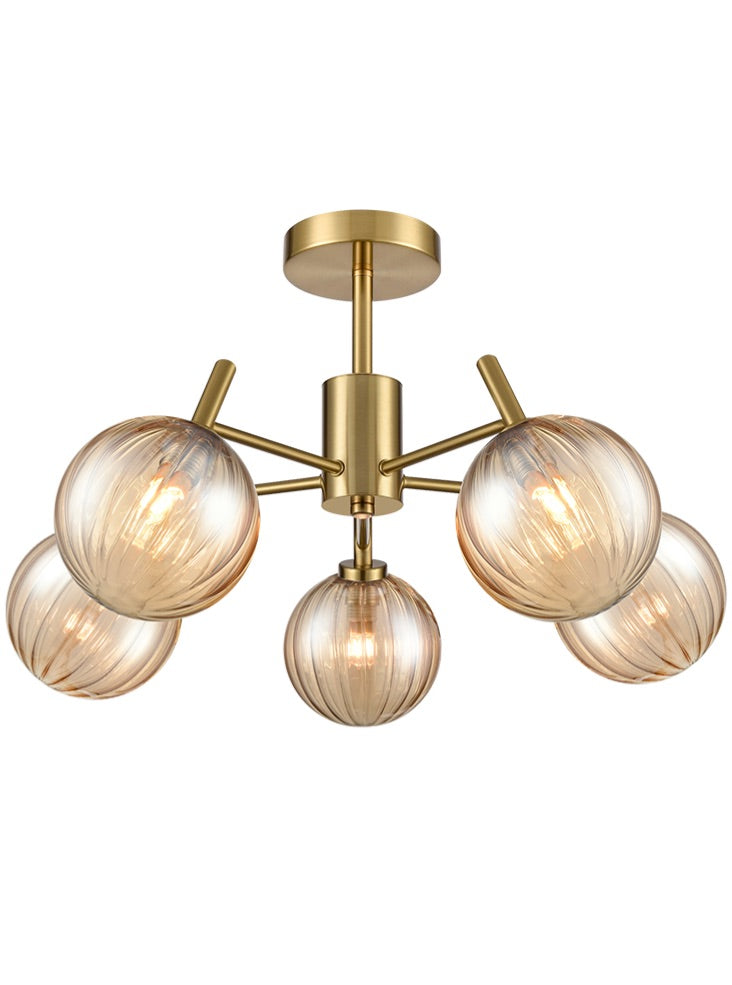 Quasar 5lt Fitting aged brass