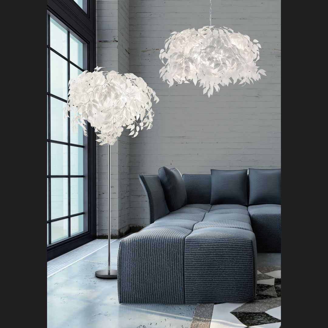 Leavy  - Pendant - White - Reality