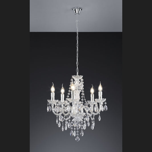 Lüster  - Chandelier - Chrome - Reality