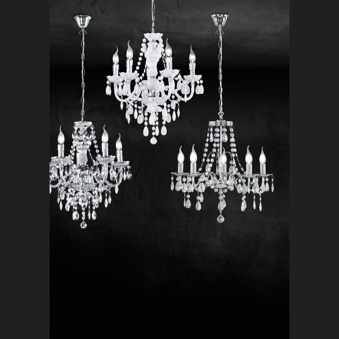 Lüster  - Chandelier - Chrome - Reality