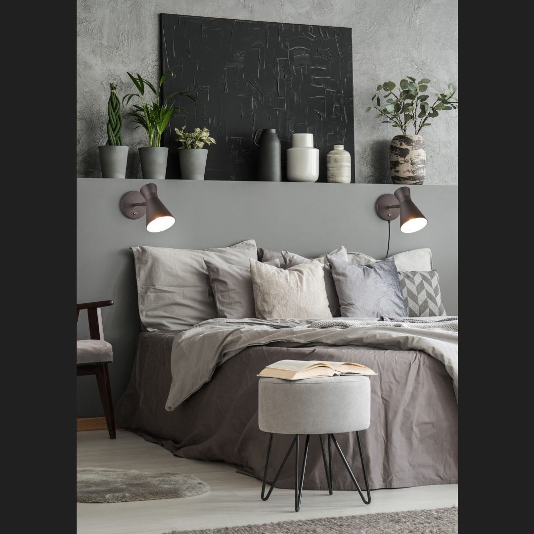 Enzo  - Wall lamp - Black Matt - Reality