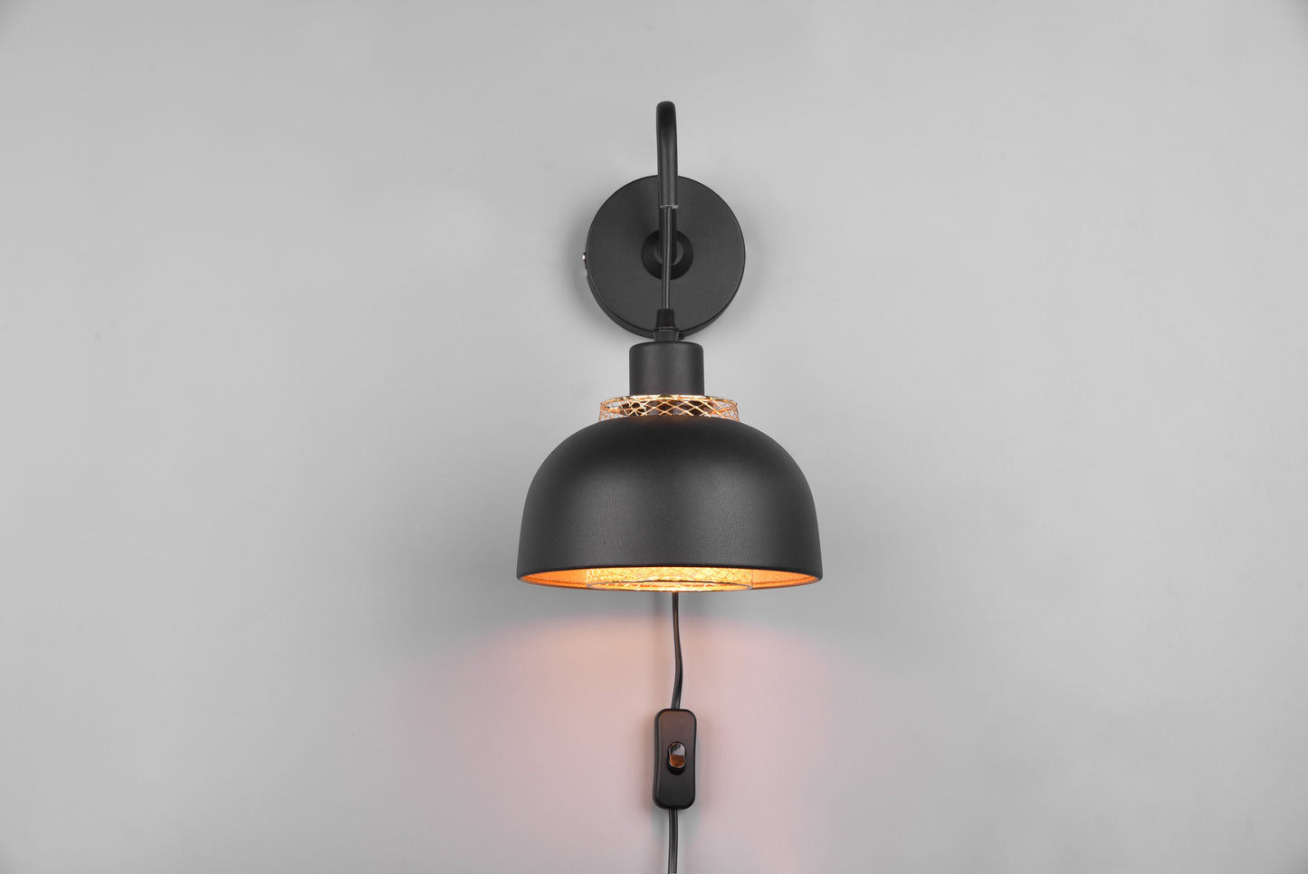 Punch  - Wall lamp - Black Matt - Reality