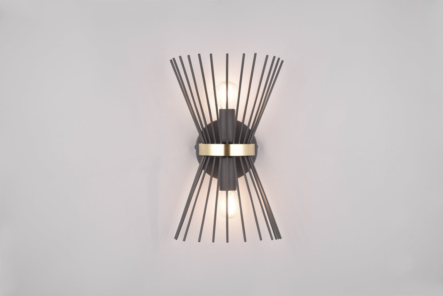 Rod  - Wall lamp - Black - Gold - Reality