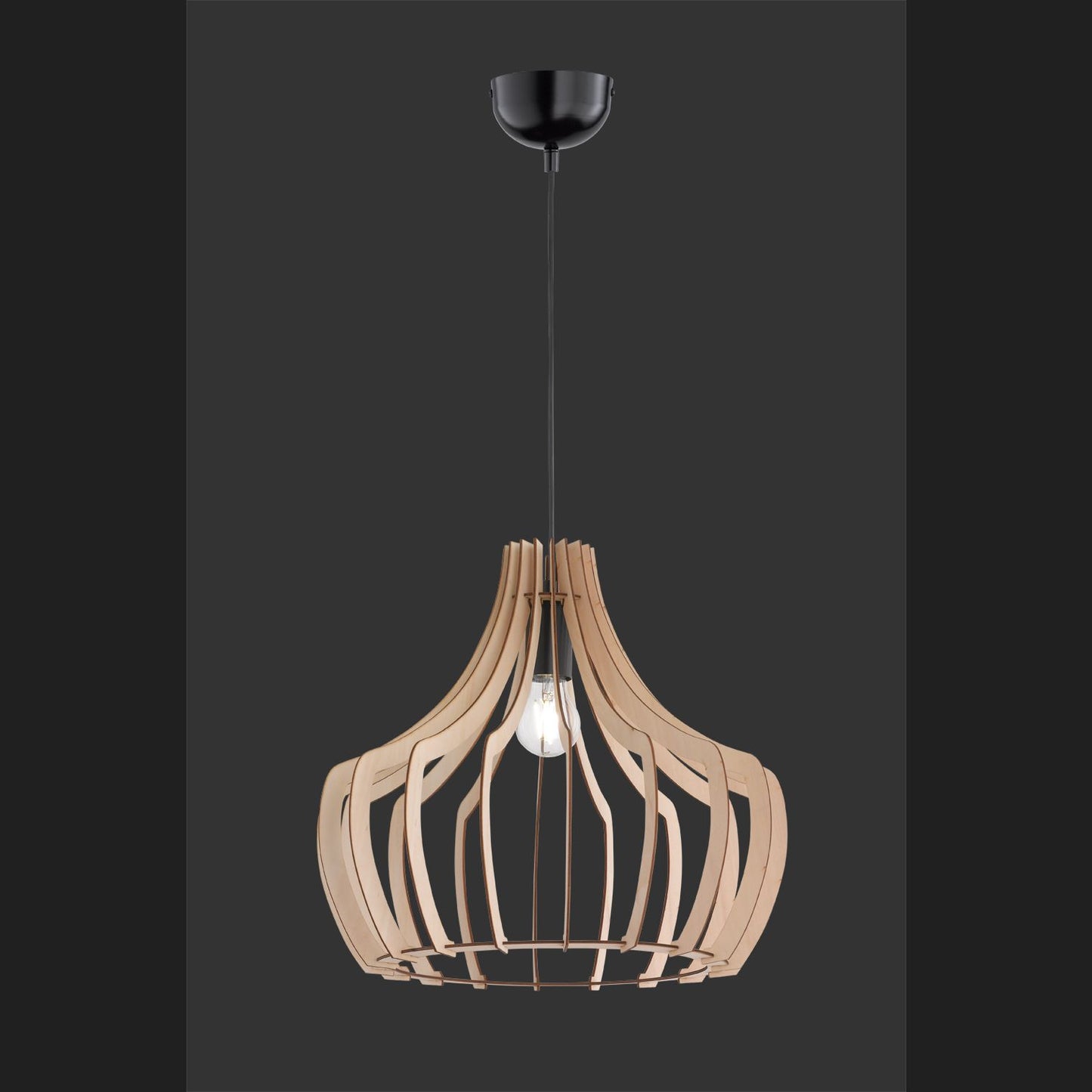 Wood  - Pendant - Wood Coloured - Reality