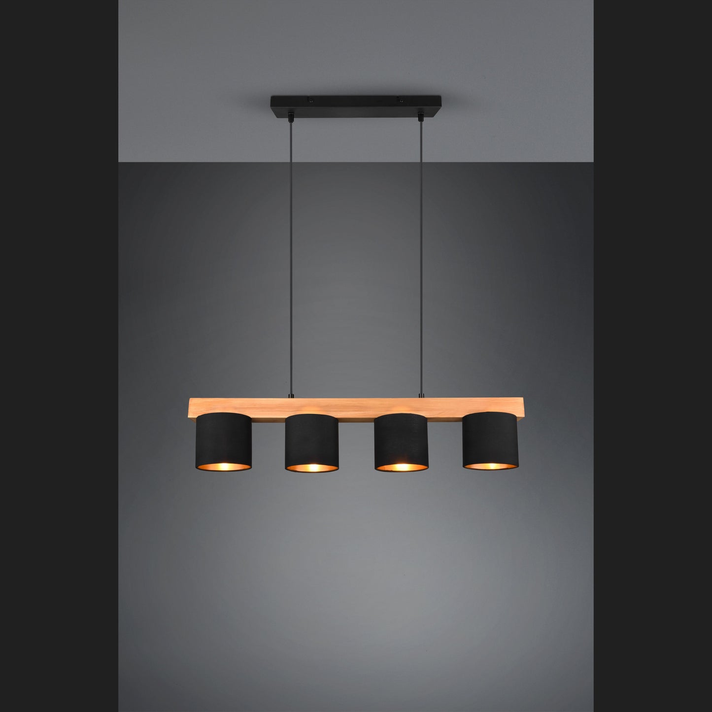 Cameron  - Pendant - Natural Finish - Reality