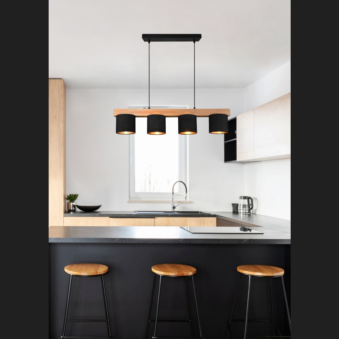 Cameron  - Pendant - Natural Finish - Reality