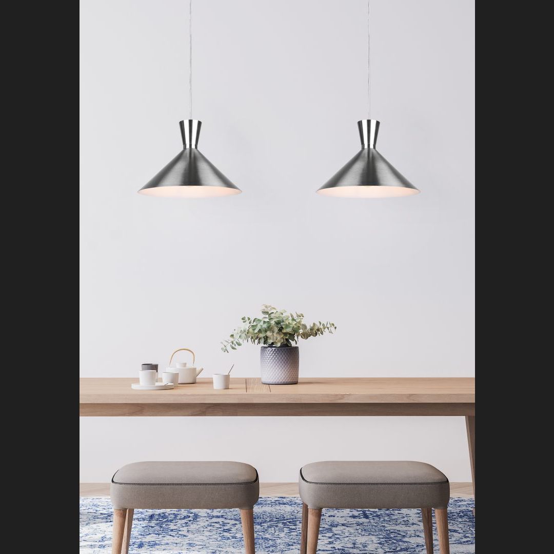 Enzo  - Pendant - Nickel Matt - Reality
