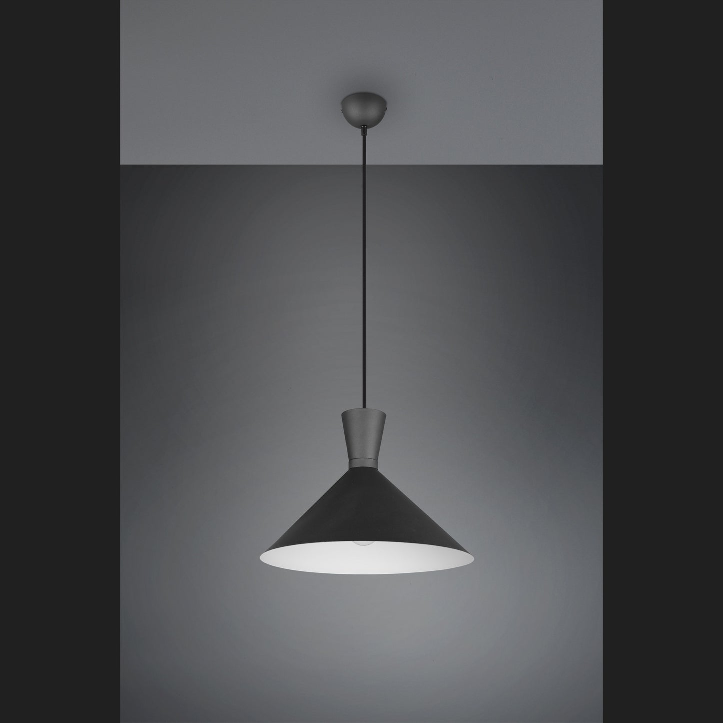 Enzo  - Pendant - Black Matt - Reality