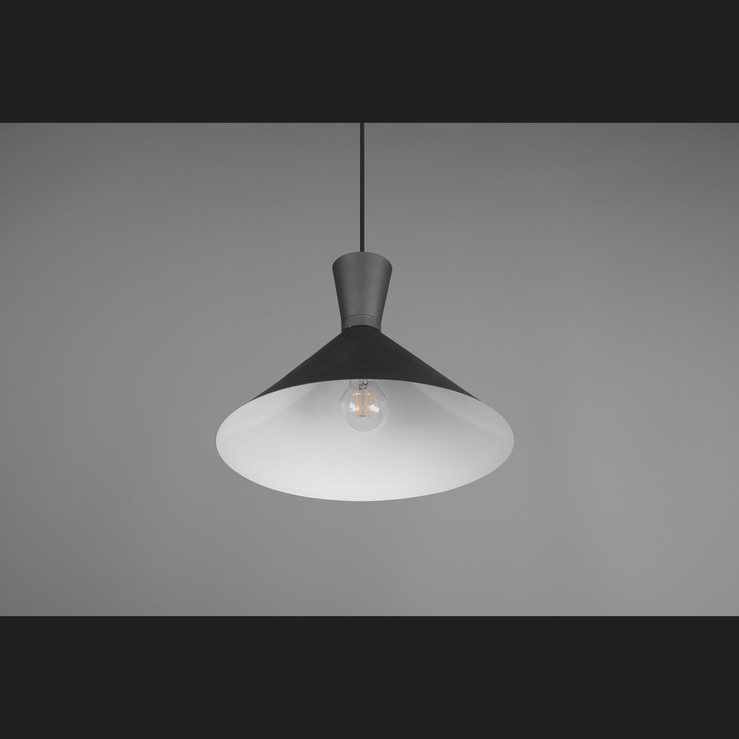 Enzo  - Pendant - Black Matt - Reality