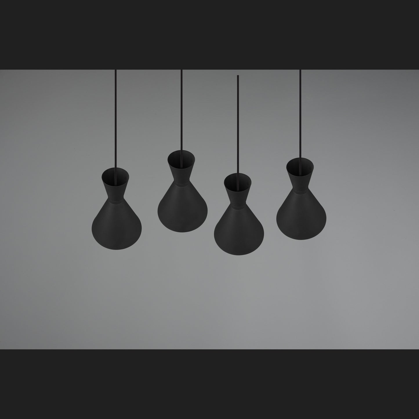 Enzo  - Pendant - Black Matt - Reality