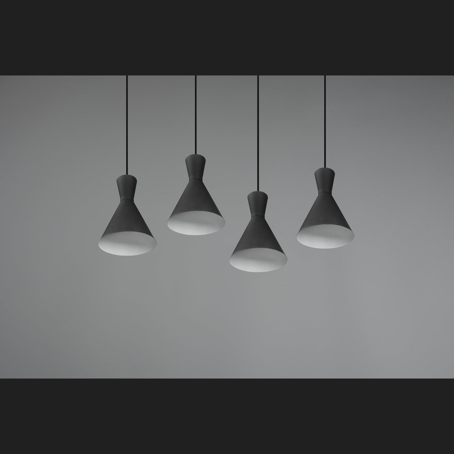 Enzo  - Pendant - Black Matt - Reality